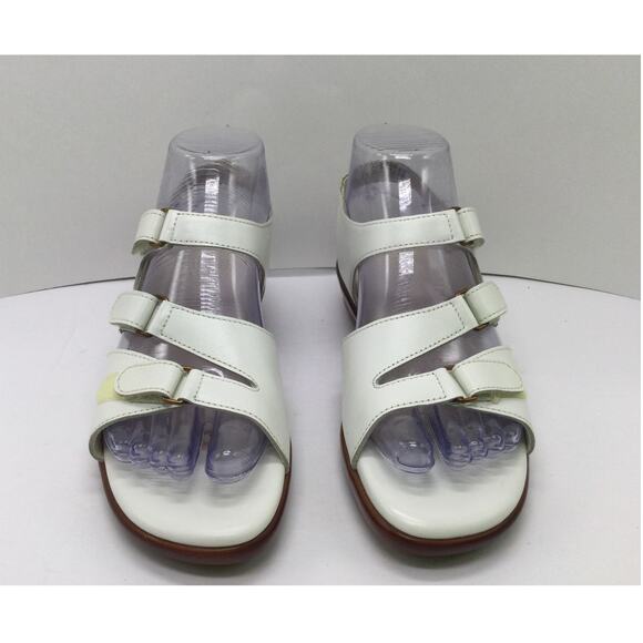 SAS Tabby White Strappy Slingback Leather Sandal Womens 6.5M - Picture 2 of 12